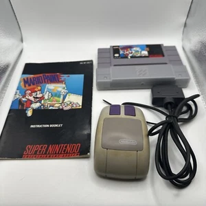 Mario Paint ( Super Nintendo SNES 1992) Authentic Tested Game/Mouse/Instructions - Picture 1 of 8