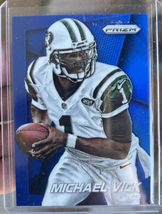 2014 Prizm Michael Vick Blue Prizm Jets Eagles Falcons #176 Mint Clean! ๐๐ฅ - Picture 1 of 2
