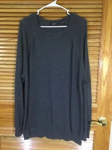 Claiborne Men's Size XXL Gray Long Sleeve Crewneck Sweater CM-481 - Picture 1 of 5