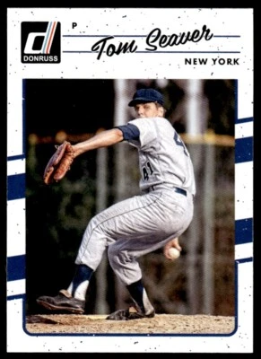 2017 Donruss Baseball Card Tom Seaver New York Mets #189 - Image 1 of 2