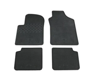FIAT 500 2008 2009 2010 2011 2012 2013 2014- BLACK VD556 CAR MATS RUBBER - Picture 1 of 6