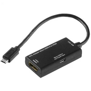 Câble adaptateur MHL MicroUSB vers HDMI pour Samsung Galaxy Note 10.1 WiFi 2014 Edition - Photo 1/2