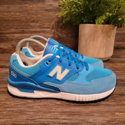 New Balance 530 Niños Azul Blanco Malla Gamuza Tenis para Correr Zapatos Talla 5 Foto 1 de 4