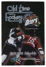 2002-03 Missouri Otters CoHL UHL IHL Hockey Schedule !!! Bud Light