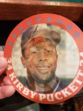 VINTAGE 1987 Kirby Puckett Sport Flics 3D Disc, Minnesota Twins, RARE&MINT!