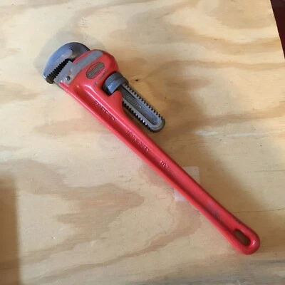 Ridgid heavy duty pipe wrench Vintage 18 inch Ohio, USA 18”new Old Stock - Image 1 of 4