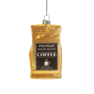 Sass & Belle Coffee Beans Bag Christmas Tree Decoration Food & Drink Inspired - Picture 1 of 1