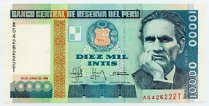 PERU 1988 10.000 Intis P# 140 UNC - Picture 1 of 2