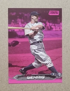 Lou Gehrig - New York Yankees - 2024 Topps Stadium Club - Pink Foil - #189 - Picture 1 of 2