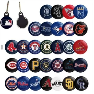 MLB Team Logo Zipper Pull YOUR TEAM 1" Golf Bag-Jacket-Backpack-Keychain-Switch - Picture 1 of 2