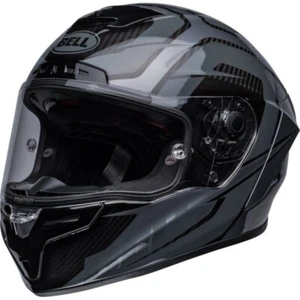 Bell Race Star Flex DLX Motorcycle Helmet Labyrinth Black Grey - Picture 1 of 8