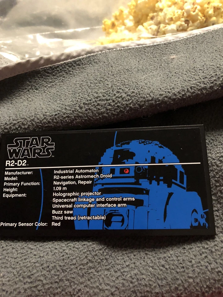 Lego Star Wars: Azulejo Star Wars Azulejo Decorado - Sw R2-D2 8x16 Para Set 10225 Foto 1 de 2