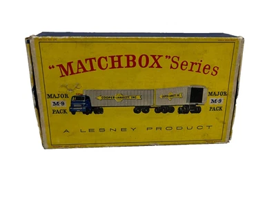Matchbox Major Pack M-9 Cooper Jarrett Doble Carguero Lesney Años 60 En Caja Foto 1 de 4