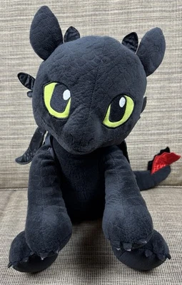 "Juguete de peluche Build A Bear Toothless Cómo entrenar a tu dragón Dreamworks 14""" Foto 1 de 4
