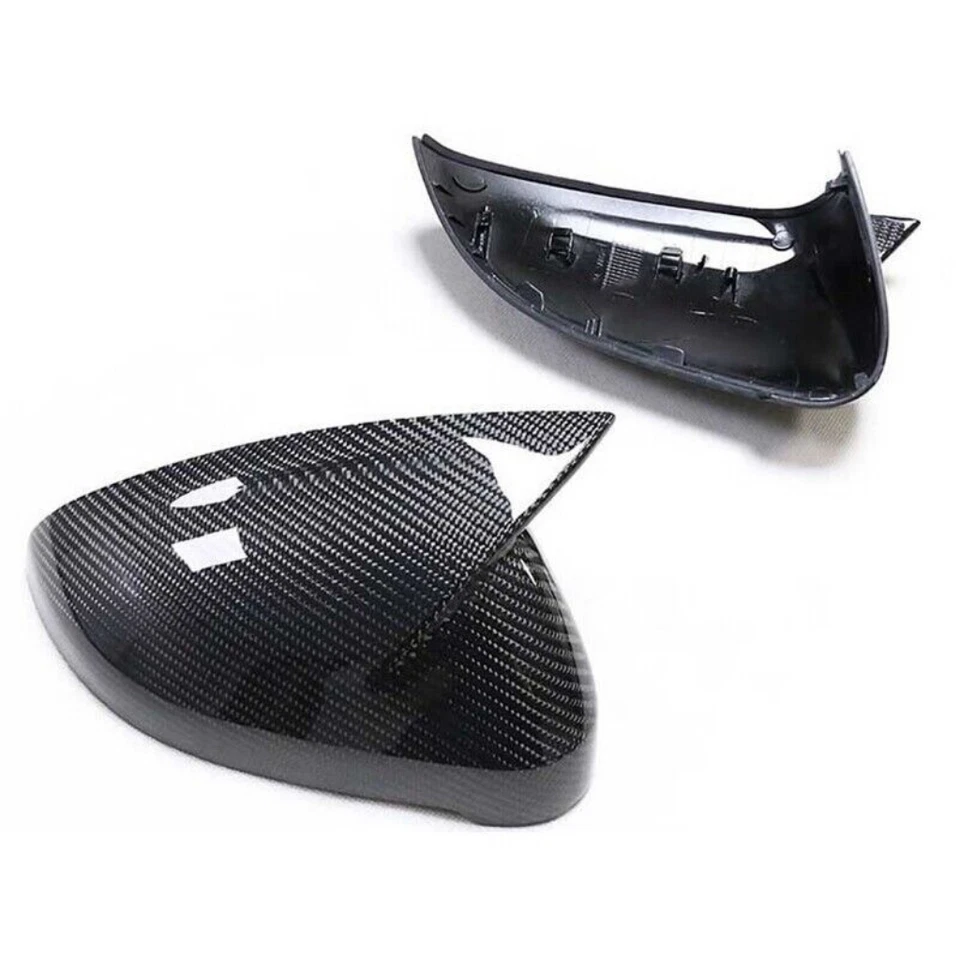Tapa de cubierta de espejo retrovisor lateral de coche de fibra de carbono para AUDI A4 B9 S4 RS4 A5 S5 RS5 2016-2023 Foto 1 de 4