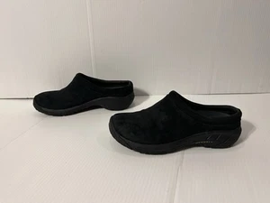 MERRELL #J559658 Black Suede Slide-on Comfort Shoe Women Size 7.5 - Picture 1 of 8