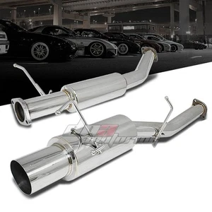 4"MUFFLER TIP STAINLESS EXHAUST CATBACK SYSTEM FOR 89-94 240SX S13 SILVIA KA/SR - Picture 1 of 1