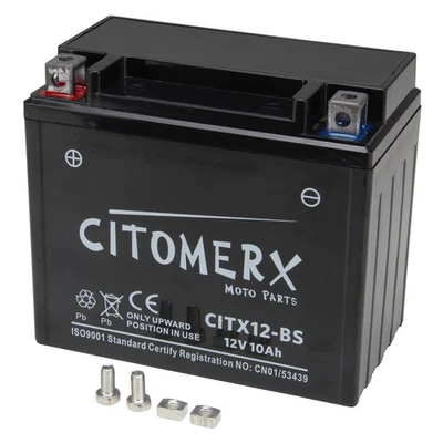 Batterie wartungsfrei YTX12-BS 12V für Suzuki SV 650 S BY1321 Bj. 2003-2010 - Imagem 1 de 4