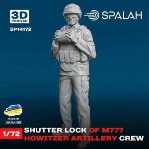 Shutter Lock of M777 Howitzer Scale Figure Model 1:72 Spalah SP14172 - Picture 1 of 3