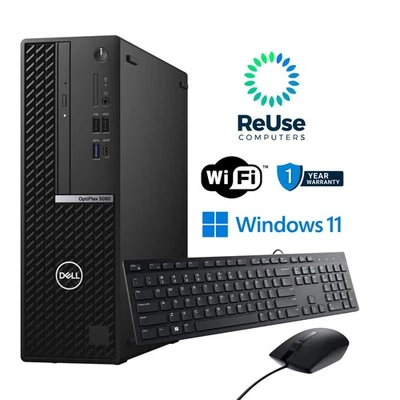Dell OptiPlex 5080 SFF, Intel 10th Gen CPU, Up To 32GB DDR4, Up To 1TB NVMe - Image 1 of 4