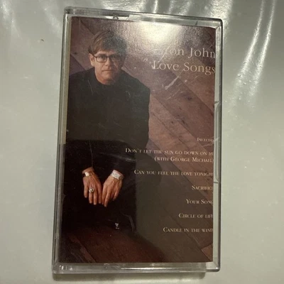 Elton John Love Songs Cassette Tape Compilation - Image 1 of 2