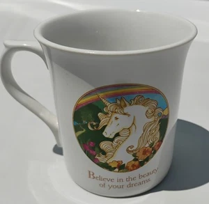 Taza de café arco iris unicornio sello de colección cree en la belleza de tus sueños - Imagen 1 de 5
