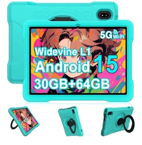 Kids Tablet 10 Inch Android 15 Tablets, 30GB RAM 64GB ROM 1TB Expand, Octa Core - Picture 1 of 7