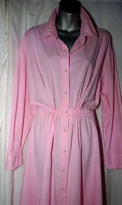 Neu mit Etikett Universal Thread Clothing Co rosa Hemdkleid Midi Größe Large - Bild 1 von 11