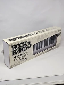 Nintendo Wii Rock Band 3 Wireless Keyboard + Game & Dongle – New (Other) - Picture 1 of 13
