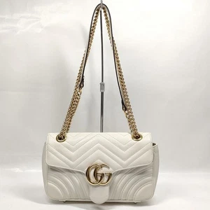 Gucci Hand Bag White Leather 4472509 - Picture 1 of 11