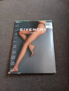 GIVENCHY Netz Gr. C/D tiefschwarze Strumpfhose transparente Taille Essentials Nylons - Bild 1 von 8