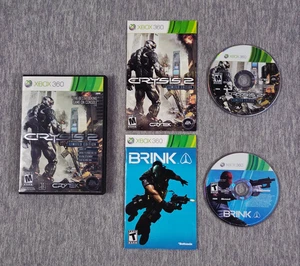 Crysis 2 Limited Edition Xbox 360 2011 Game Complete + Brink disc & booklet - Picture 1 of 8