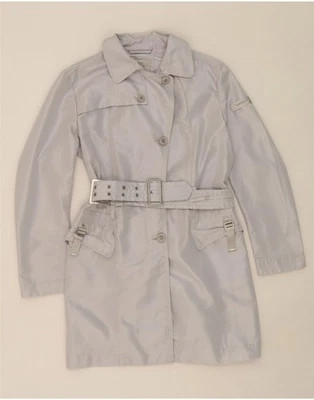 PEUTEREY Womens Trench Coat IT 48 XL Grey Polyester BL19 Foto 1 de 4