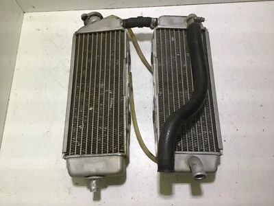 2004 2005 Kawasaki Kx250f KX 250F OEM Radiadores Radiadores Radiadores Mangueiras Tampa Braçadeira - Imagem 1 de 4