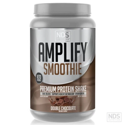 NDS Amplify Smoothie Protein -Verdes adicionados saúde geral - Chocolate (30 porções) - Imagem 1 de 4