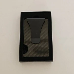 Herren Aluminium RFID Schutz Geldklammer Schmal Kreditkarten Halter Geldbörse Metall - Bild 1 von 3