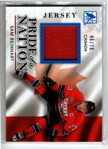 2014-15 ITG Draft Prospects Jerseys Blue #PN10 Sam Reinhart /70 (ref 224064)