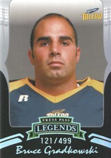 2006 Press Pass Legends Football Silver #S41 Bruce Gradkowski /499