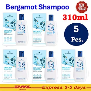 5x New Bergamot Extra for Dry Damaged Hair Loss Delicate Shampoo Treatment 310ml - Picture 1 of 21