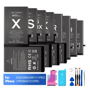 Zamienna bateria Zestaw baterii o dużej pojemności do apple iPhone X XS XR 11 12 Pro Max - Zdjęcie 1 z 5