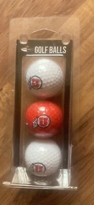 Utah Utes NCAA Golf Balls (Set of 3) Officially Licensed NCAA Product Brand New! - Picture 1 of 3