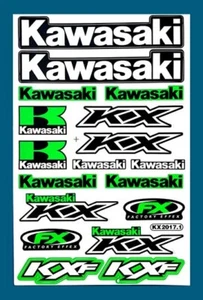 Kawasaki Sticker Helmet Decal For Motorcycle Car ATV Bike Motor Sport Racing K02 - Picture 1 of 6