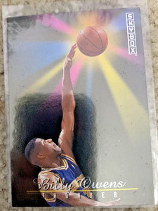 1992-93 SKYBOX THUNDER AND LIGHTNING #TL9 BILLY OWENS TIM HARDAWAY CARD
