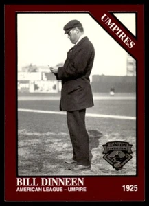 1994 Conlon Collection TSN Burgundy Baseball Bill Dinneen Umpire #1200 - Picture 1 of 2