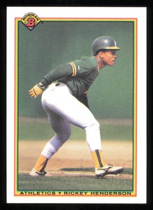 1990 Bowman #457 Rickey Henderson - - Near Mint or Better