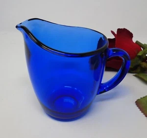 Vintage Anchor Hocking Cobalt Blue Creamer - Picture 1 of 1