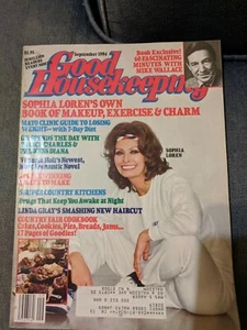 GOOD HOUSEKEEPING MAGAZINE SOPHIA LOREN SEPT 1984 ~ 9/84 MIKE WALLACE LINDA GRAY - Picture 1 of 12