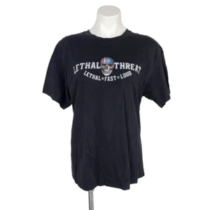 Lethal Threat American Kustom Kulture black t-shirt size Large - Picture 1 of 6