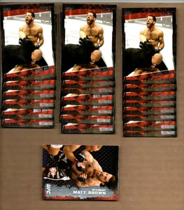 Lote de 23 cartas de luchador Matt Brown UFC MMA      - Imagen 1 de 1