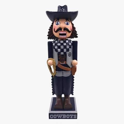 Dallas Cowboys Thematic Nutcracker Bobblehead NFL Cover